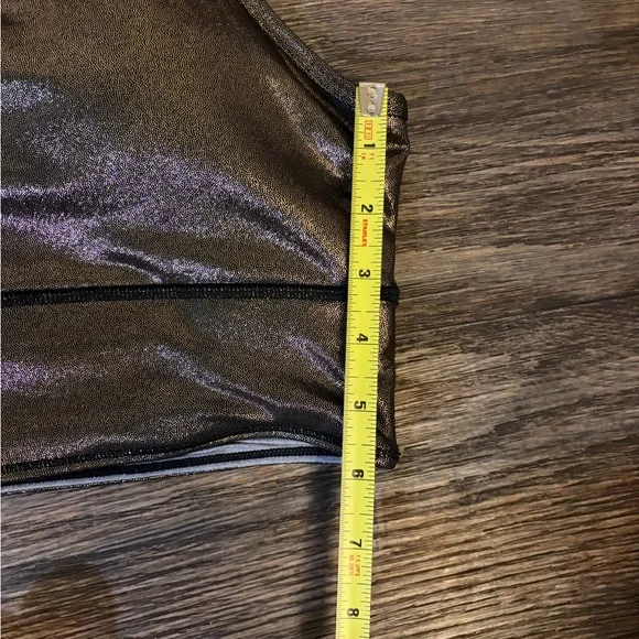 Born Primitive Women's Activewear Metallic Gold Padded Sport Bra Size XXL - Picture 4 of 5